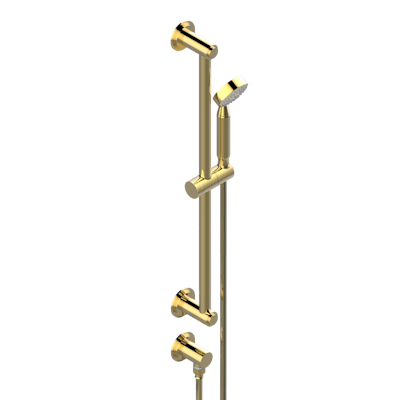 Appeal to be attractive auction Architecture Wall mounted stylised handshower, 60 cm slidebar, hose, hook and elbow |  G2U-58 — Faubourg metal with lever — THG