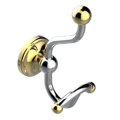 Double robe hook  G75-510A — Charleston with lever — THG