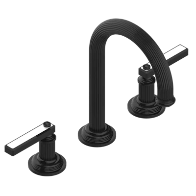 Widespread lavatory set, high spout with drain for 1 1/4