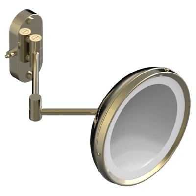 Wall mounted Round Magnifying mirror LED illuminated