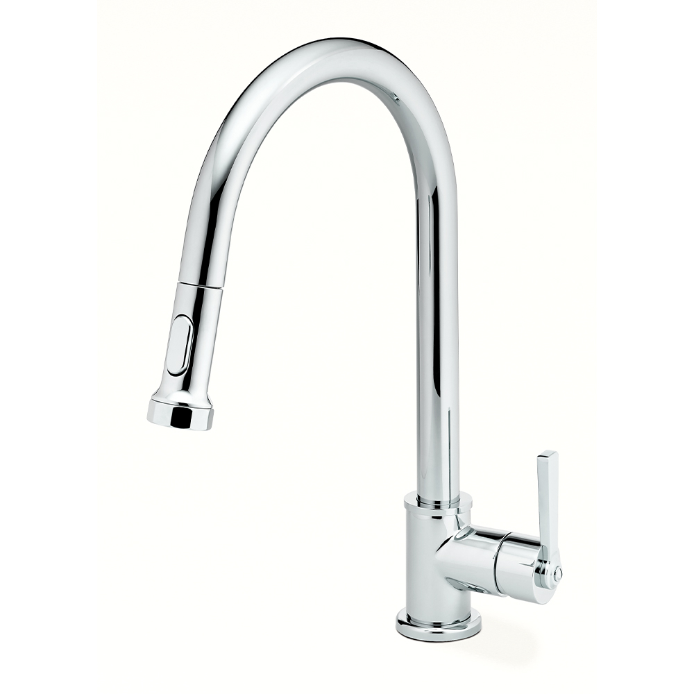 ディーバ シングルヴァージョン Single lever sink mixer with swivel spout and pull-out spray | G7H